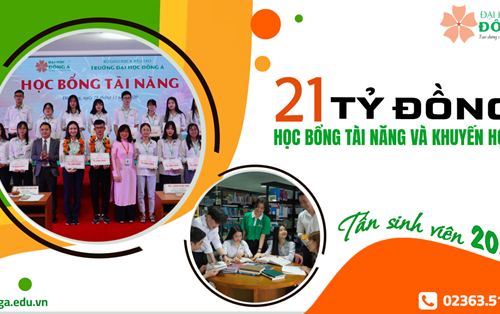 Học bổng hấp dẫn Đại học Đông Á dành cho tân Sinh viên 2022
